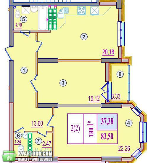 Sell 2-room apartment. Киев, Щорса — photo 2