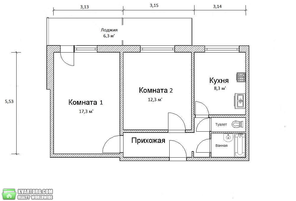 Sell 2-room apartment. Киев,  Свободы пр — photo 3