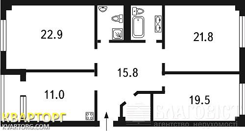 Sell 3-room apartment. Киев, Горького — photo 2