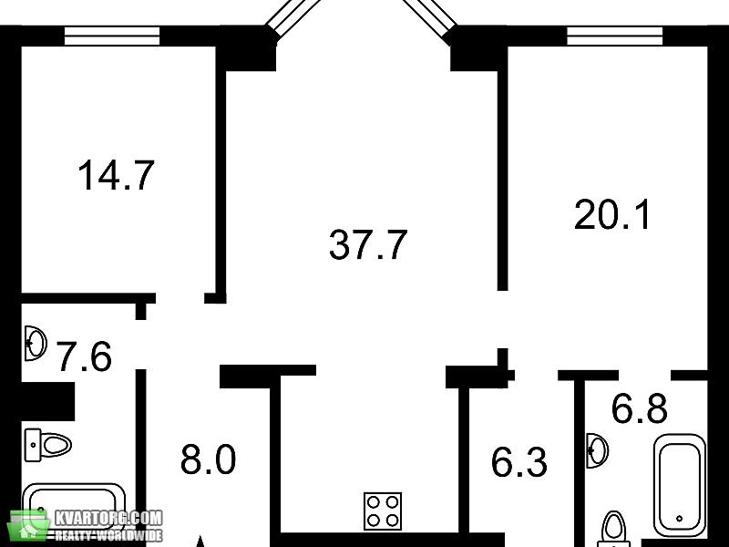 Sell 3-room apartment. Киев, Драгомирова — photo 4