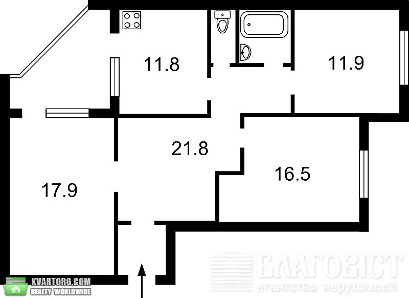 Sell 3-room apartment. Киев,  Драгоманова — photo 4