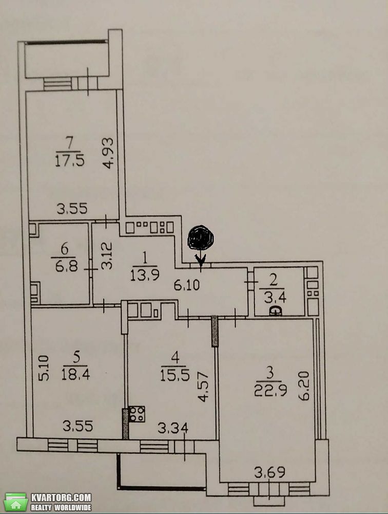 Rent out 3-room apartment. Киев, Голосеевская — photo 7