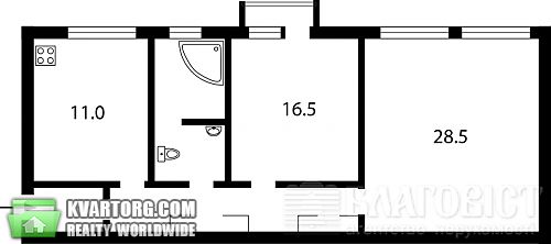 Sell 2-room apartment. Киев, Костельная — photo 6