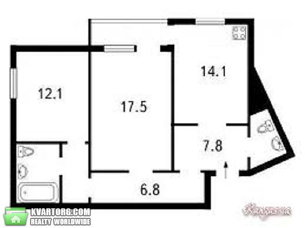 Sell 2-room apartment. Киев,  Радунская — photo 2