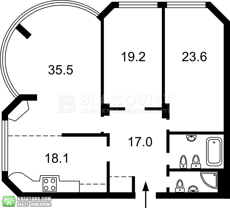 Sell 3-room apartment. Киев,  Тимошенко — photo 1