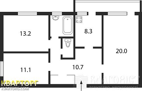 Sell 3-room apartment. Киев,  Луначарского — photo 2