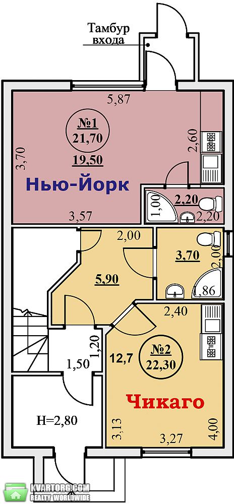 Sell 1-room apartment. Киев,  Хмельницкая — photo 4