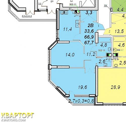 Sell 2-room apartment. Одесса, Французский бул. — photo 3