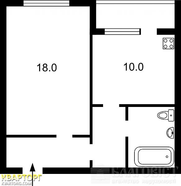 Sell 1-room apartment. Киев, Урловская — photo 2