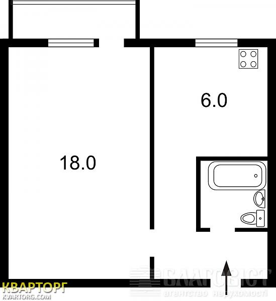 Sell 1-room apartment. Киев,  Леси Украинки бул — photo 2