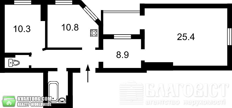 Sell 2-room apartment. Киев,  Саксаганского — photo 2