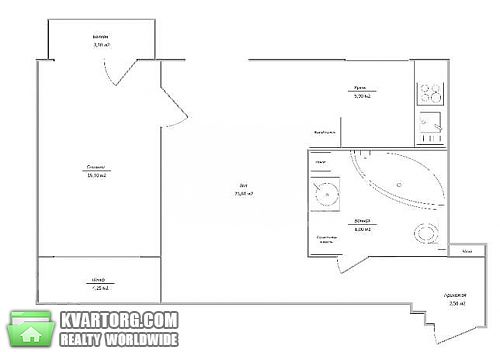 Sell 2-room apartment. Киев,  Чигорина — photo 3