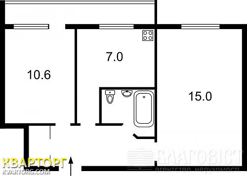 Sell 2-room apartment. Киев,  Окипной — photo 5