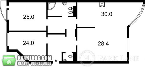 Rent out 3-room apartment. Киев, Горького — photo 4