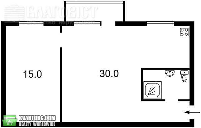 Rent out 2-room apartment. Киев,  Большая Васильковская — photo 8