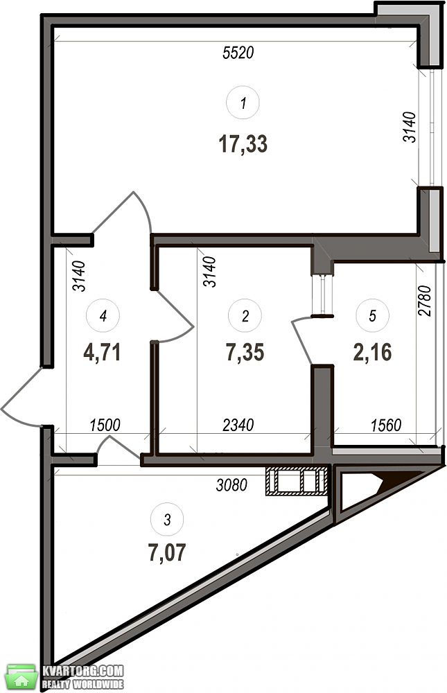 Sell 1-room apartment. Киев, Межевая — photo 1