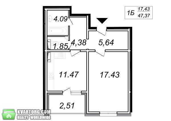 Sell 1-room apartment. Киев,  Ясиноватский пер — photo 3