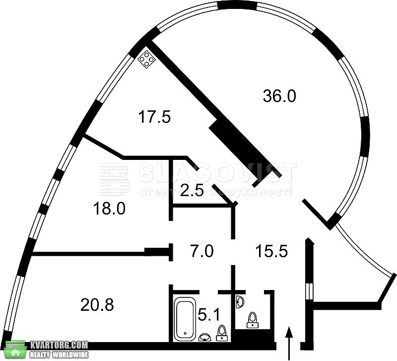 Sell 3-room apartment. Киев,  Щорса — photo 1
