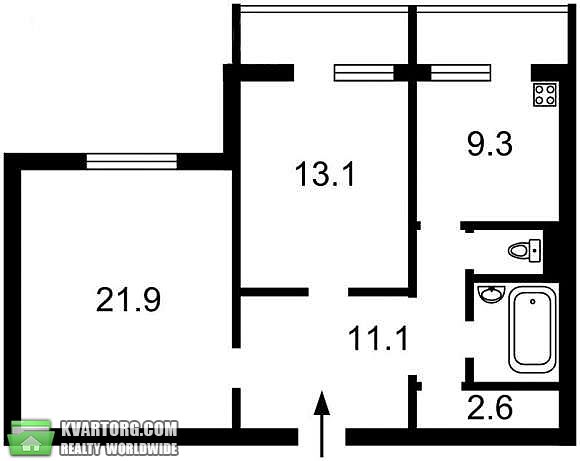 Sell 2-room apartment. Киев,  Пулюя — photo 2