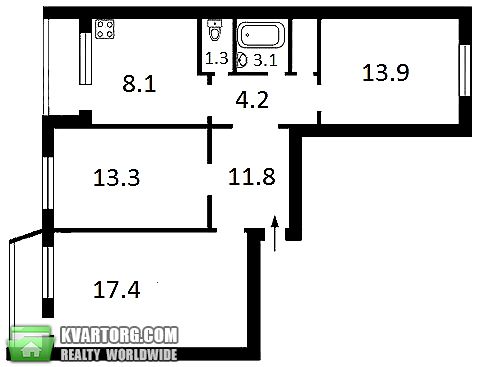 Sell 3-room apartment. Киев,  Данькевича — photo 10