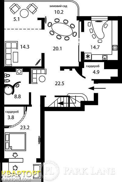 Sell multi-room apartment. Киев,  Ахматовой — photo 2