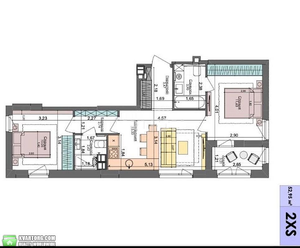 Sell 2-room apartment. Киев,  Салютная — photo 2