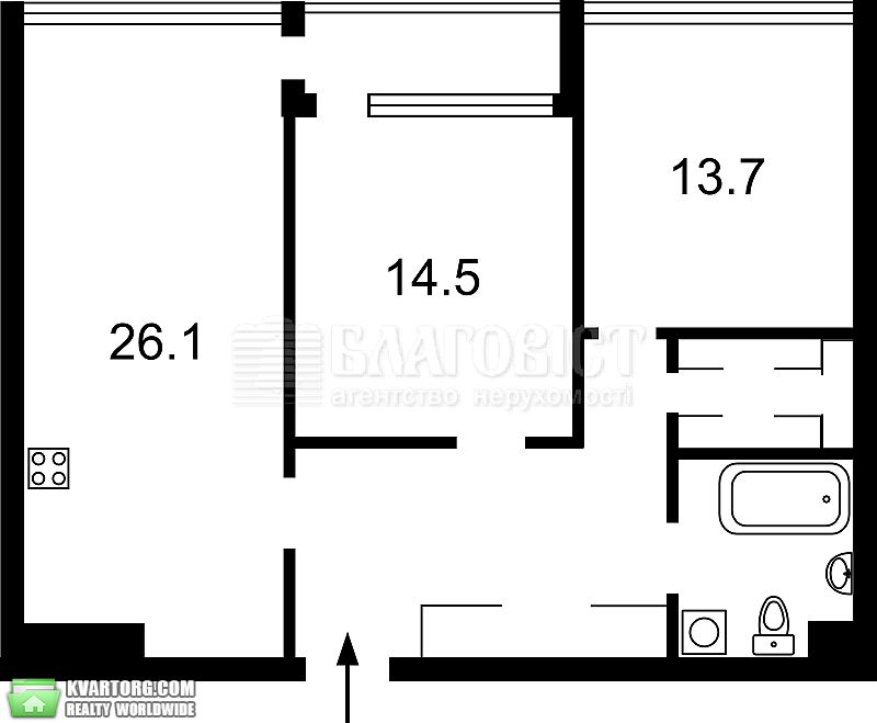Sell 2-room apartment. Киев,  Златоустовская — photo 2