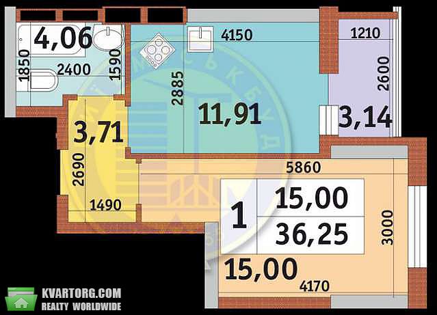 Sell 1-room apartment. Киев,  Каховская — photo 2