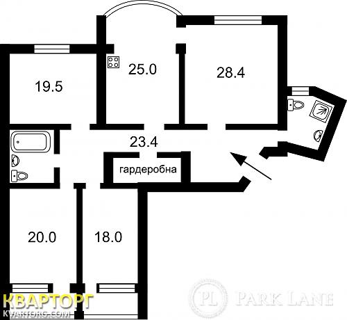 Sell 4-room apartment. Киев, Героев Сталинграда пр — photo 2
