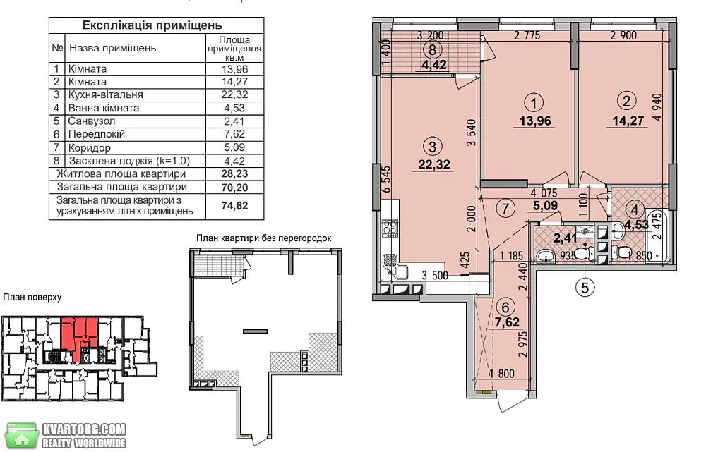 Sell 2-room apartment. Киев,  Днепровская наб — photo 2