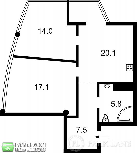 Sell 2-room apartment. Киев, Ломоносова — photo 3