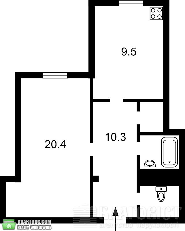 Rent out 2-room apartment. Киев,  Стрелецкая — photo 3