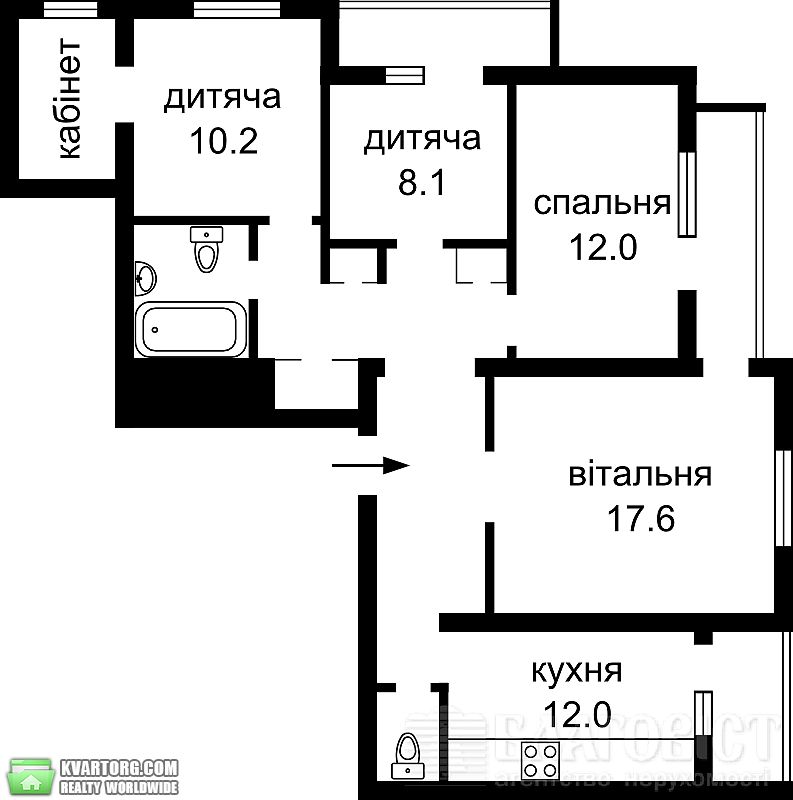 Sell 4-room apartment. Киев,  Соломенская — photo 2