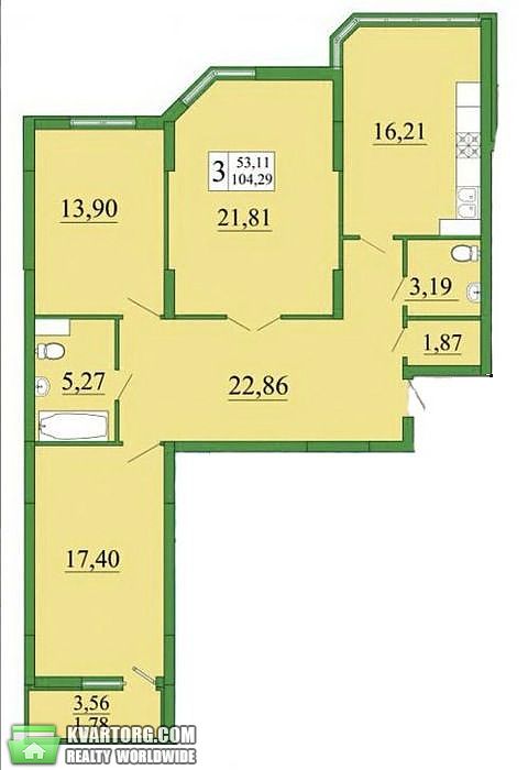 Sell 3-room apartment. Киев,  Ломоносова — photo 5