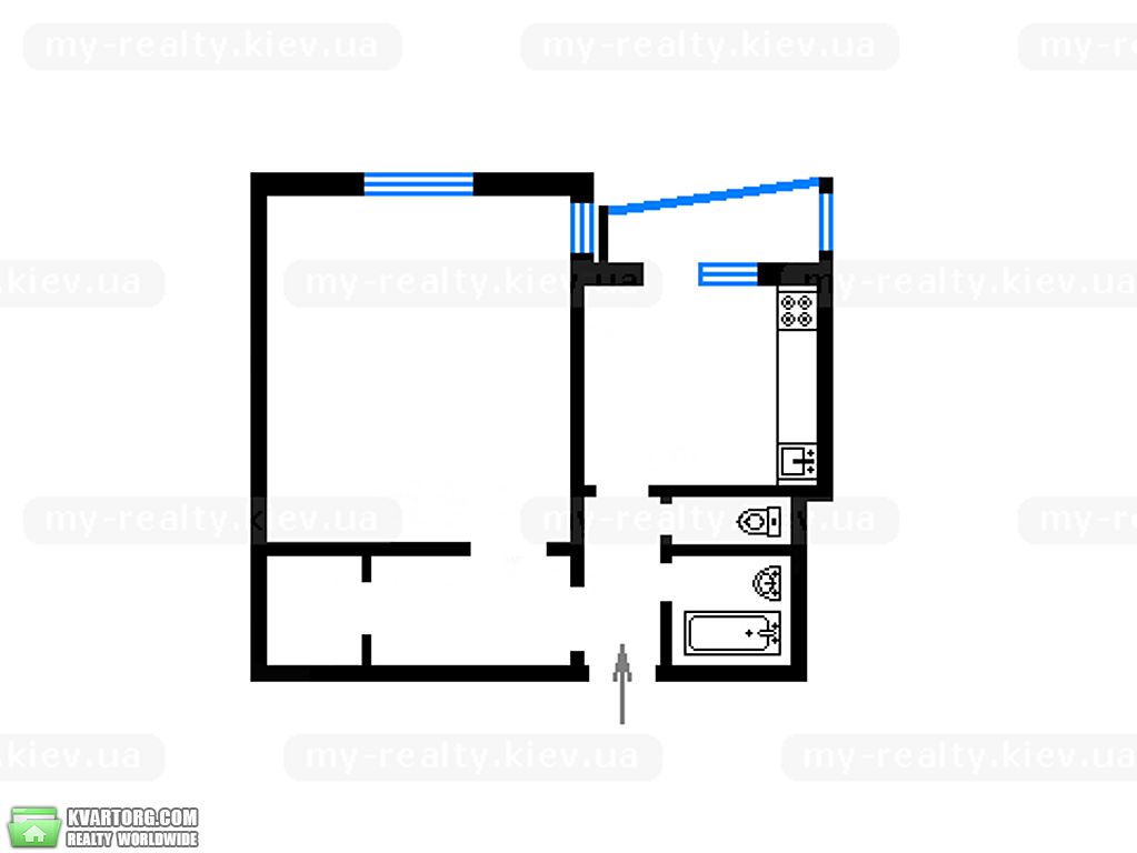 Sell 1-room apartment. Киев,  Героев Сталинграда пр — photo 3