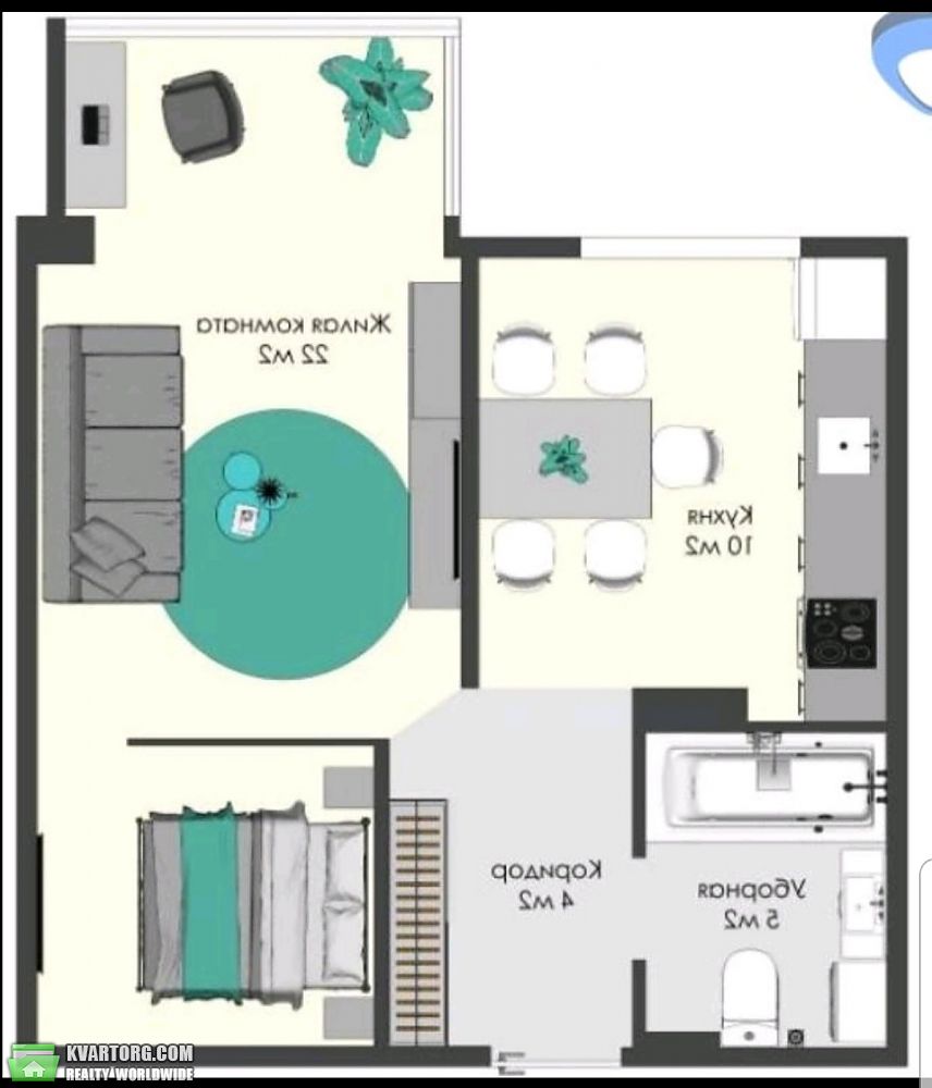 Sell 1-room apartment. Одесса, Бочарова — photo 2