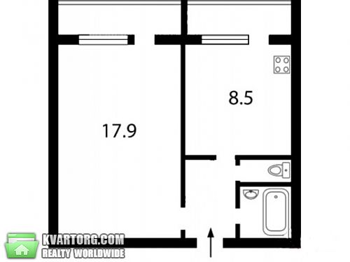 продам 1-комнатную квартиру. Киев,  В.Маяковского пр. - фото 2