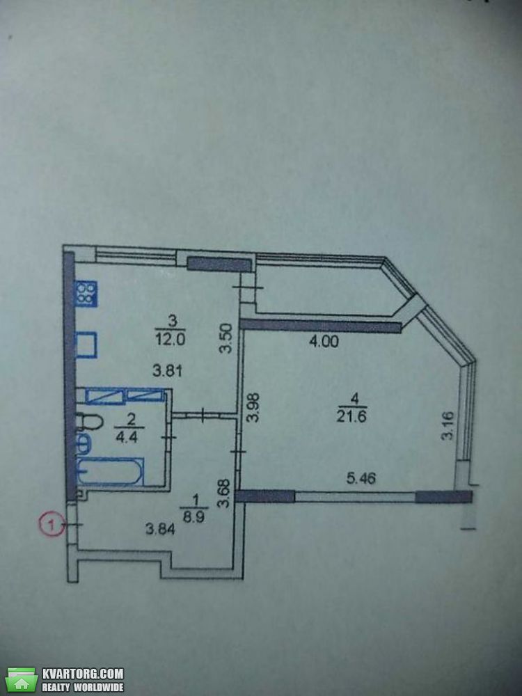 Sell 1-room apartment. Киев,  Драгоманова — photo 6