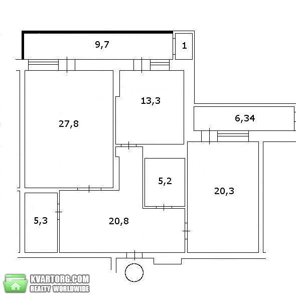 Sell 2-room apartment. Киев,  Срибнокильская — photo 1