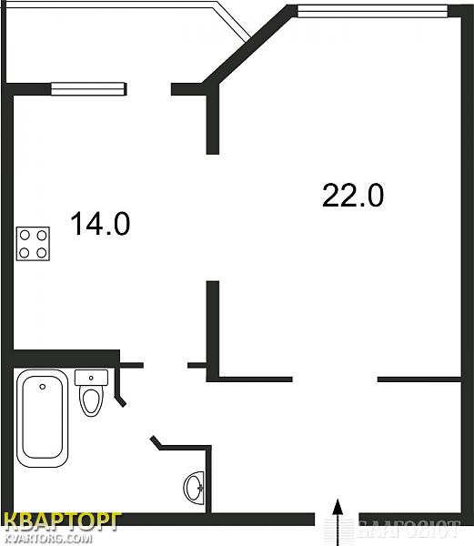 Sell 1-room apartment. Киев, Пчелки — photo 2