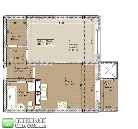 Sell 1-room apartment. Киев,  Багговутовская — photo 8