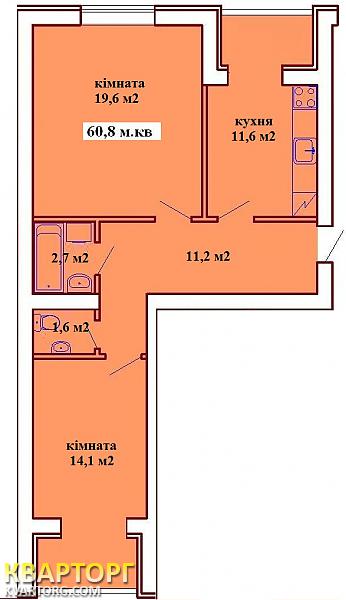 продам 2-комнатную квартиру. Ирпень,  Киевская - фото 2