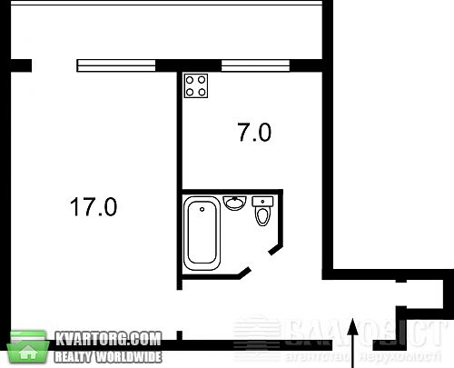 Sell 1-room apartment. Киев, Днепровская наб — photo 2