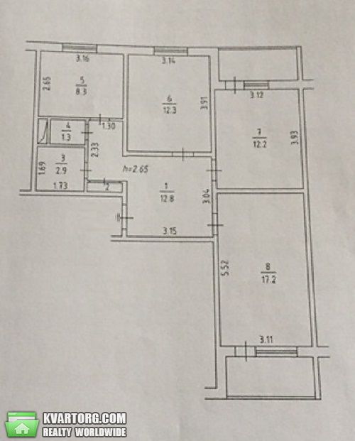 Sell 3-room apartment. Киев, переул.Апрельский — photo 8