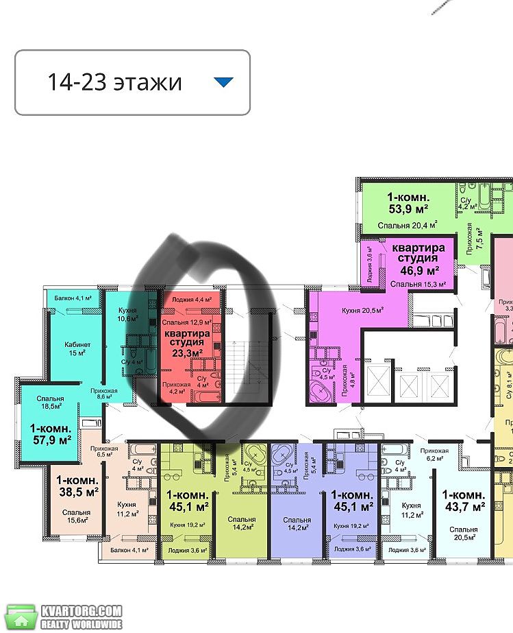 Sell 1-room apartment. Одесса, Варненская — photo 4