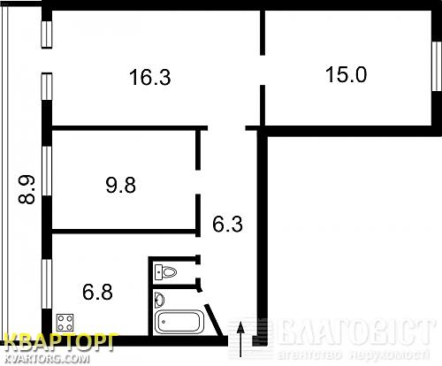 Sell 3-room apartment. Киев,  Ромена Роллана бул — photo 2