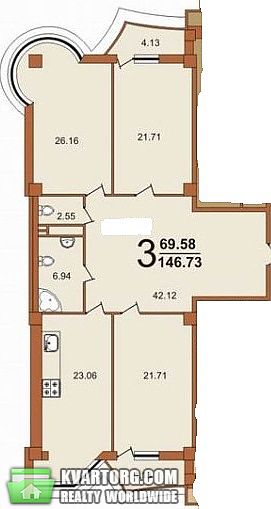 Sell 3-room apartment. Одесса, Жуковского — photo 1