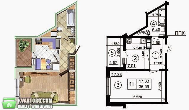 Sell 1-room apartment. Киев,  Чавдар — photo 10