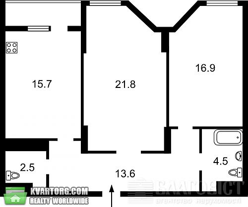 Sell 2-room apartment. Киев, Мишуги — photo 2