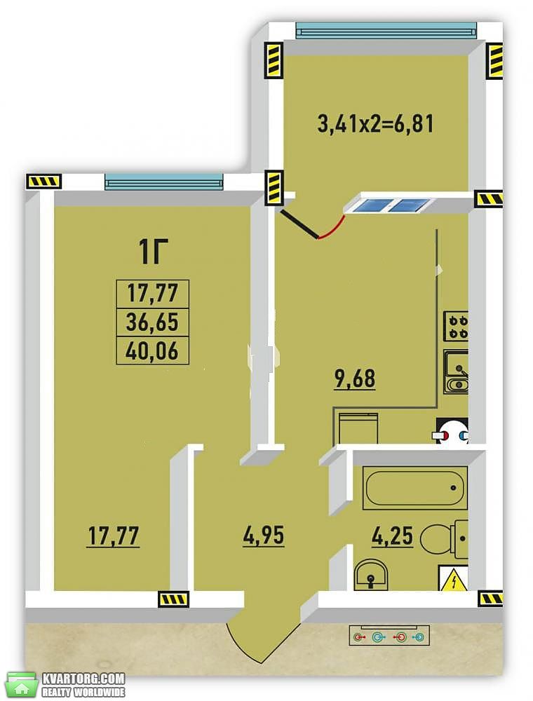 Sell 1-room apartment. Одесса, Левитана — photo 1